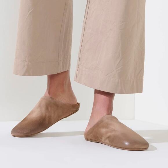 Marsèll Marsell Italy Suede Girella Sabot Hazelnut Tan Nocciola 36 Mules Slides - Picture 1 of 16